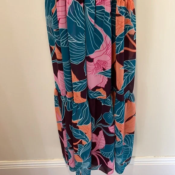 TRINA TURK Sunglasses Tiered Sleeveless Maxi Dress Size XS, NWT - Picture 4 of 15